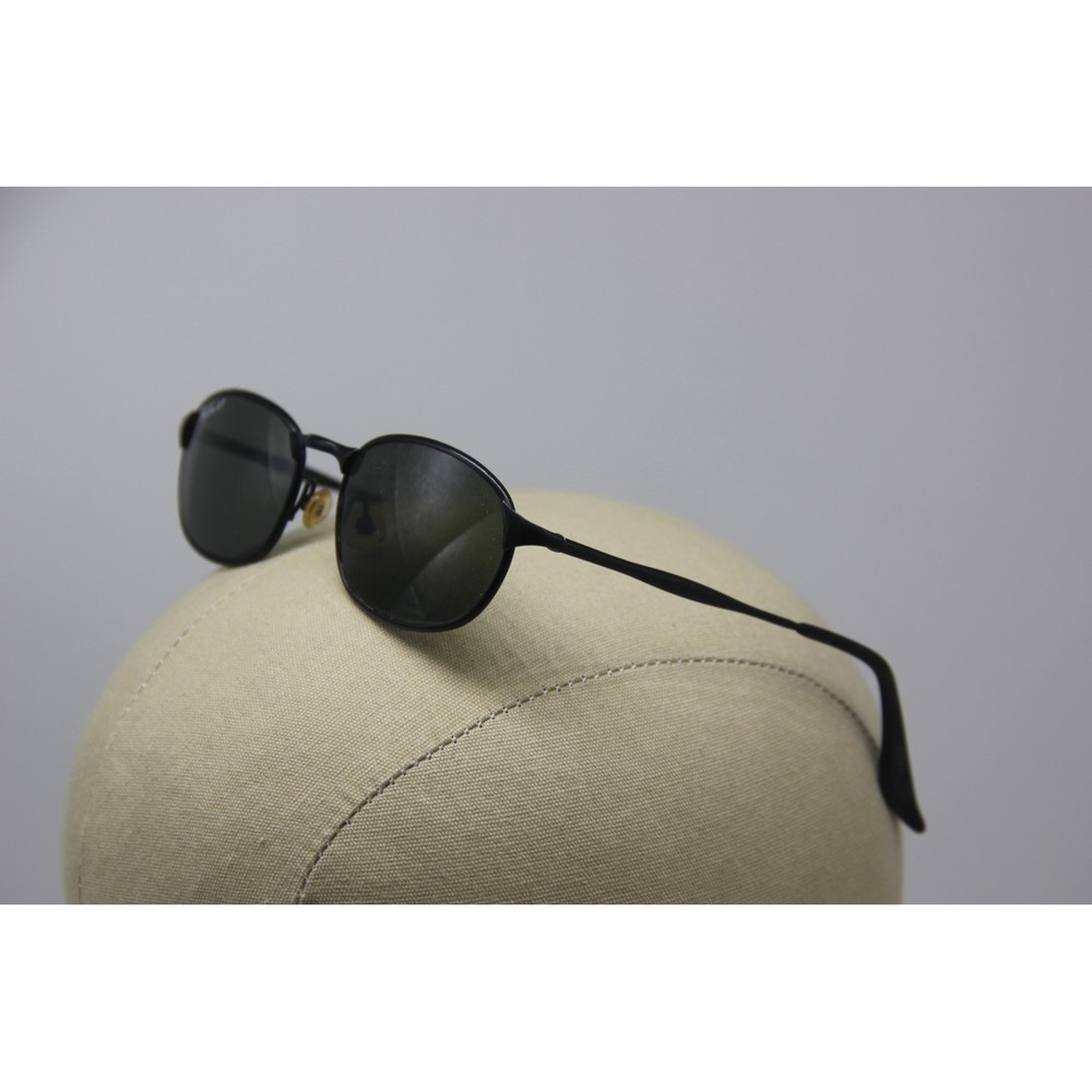 VINTAGE RAY BAN HIGHSTREET RB3003 W3079 SLEEK BLACK POLARIZED SUNGLASSES ITALY - Picture 4 of 13